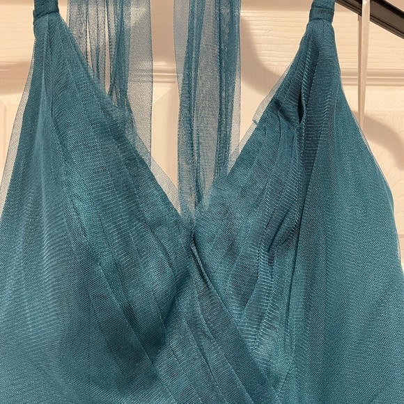 David’s bridal- bridesmaid- teal - Picture 3 of 5